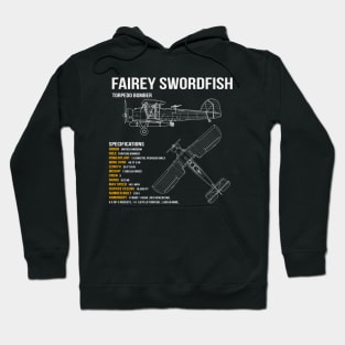 Fairey Swordfish WW2 Bi-Plane Hoodie